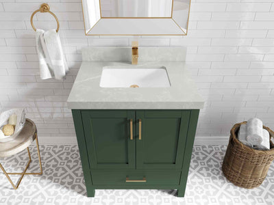 Malibu 30 in. W x 22 in. D Single Sink Bathroom Vanity - Willow Bath and Vanity