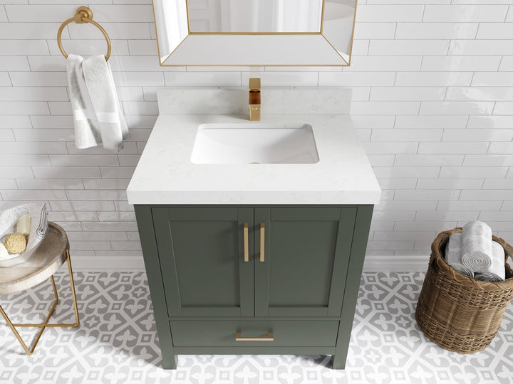 Malibu 30 in. W x 22 in. D Single Sink Bathroom Vanity - photo 4