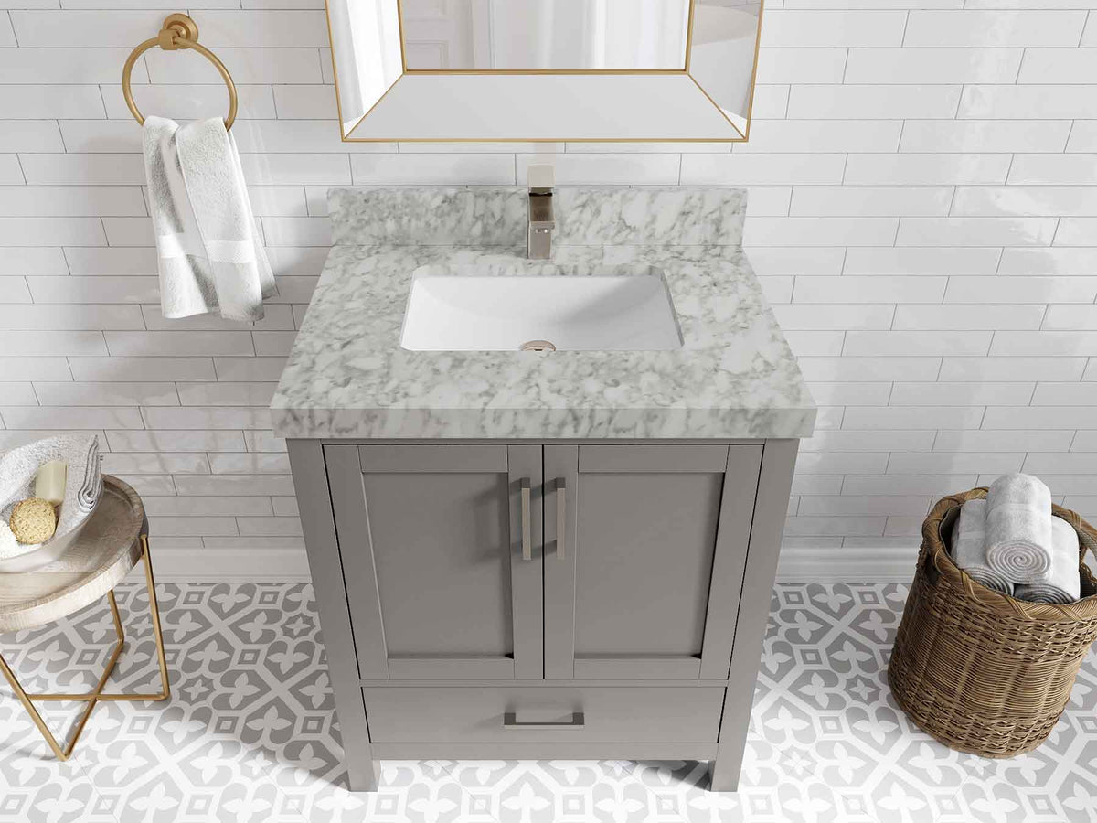 Malibu 30 in. W x 22 in. D Single Sink Bathroom Vanity - Willow Bath and Vanity