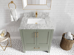 Malibu 30 in. W x 22 in. D Single Sink Bathroom Vanity - photo 21