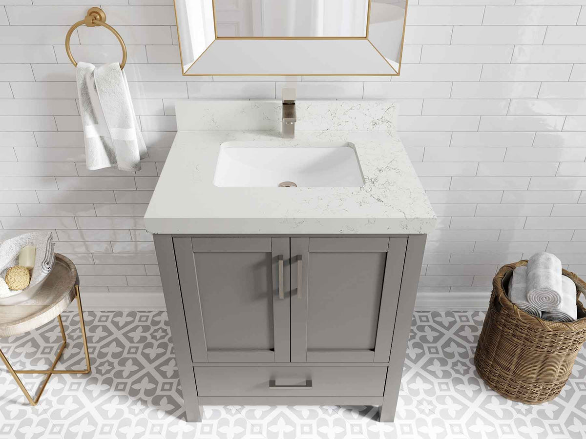 Malibu 30 in. W x 22 in. D Single Sink Bathroom Vanity - Willow Bath and Vanity