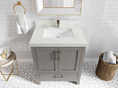 Malibu 30 in. W x 22 in. D Single Sink Bathroom Vanity - Willow Bath and Vanity