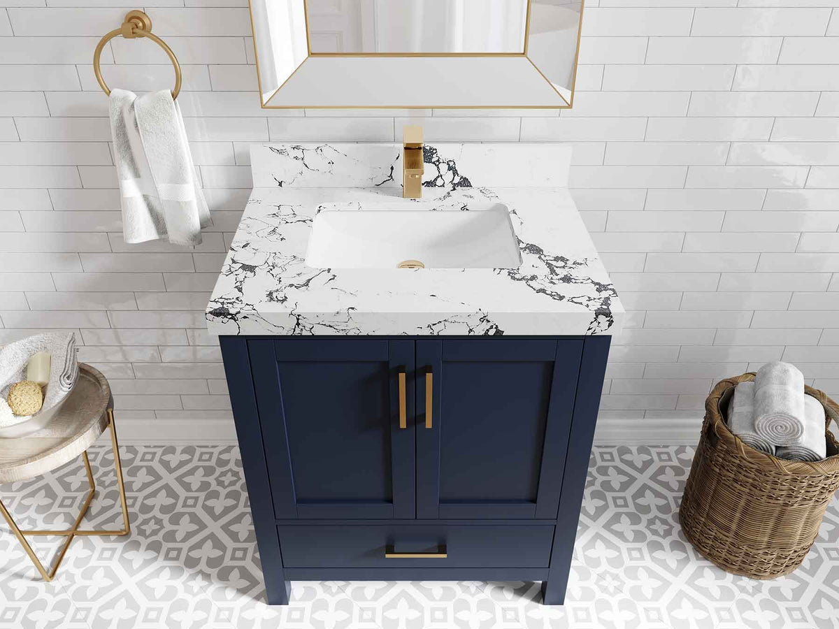 Malibu 30 in. W x 22 in. D Single Sink Bathroom Vanity - Willow Bath and Vanity