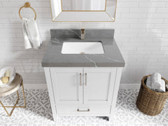 Malibu 30 in. W x 22 in. D Single Sink Bathroom Vanity - photo 36