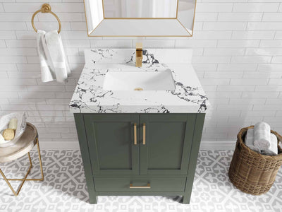 Malibu 30 in. W x 22 in. D Single Sink Bathroom Vanity - Willow Bath and Vanity
