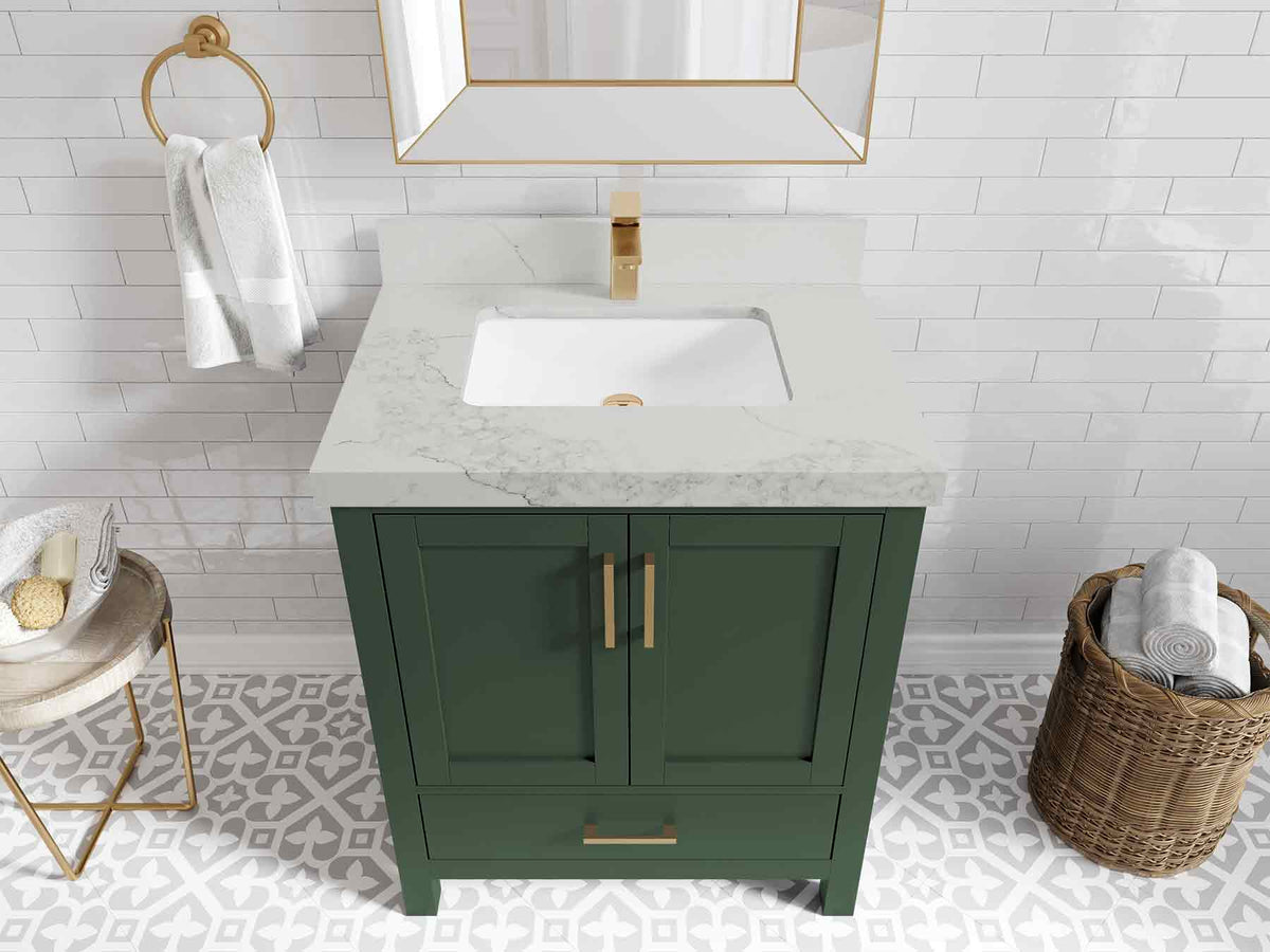 Malibu 30 in. W x 22 in. D Single Sink Bathroom Vanity - Willow Bath and Vanity