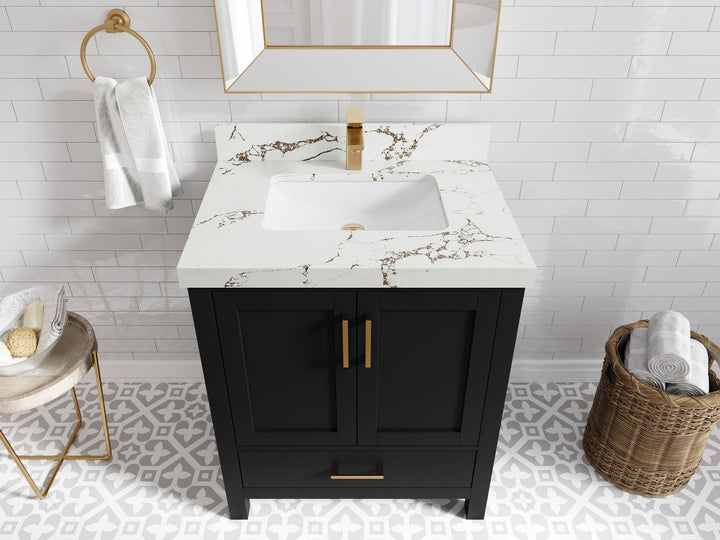 Malibu 30 in. W x 22 in. D Single Sink Bathroom Vanity - photo 36