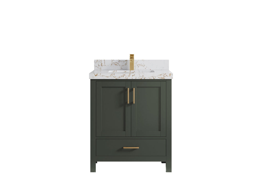 Malibu 30 in. W x 22 in. D Single Sink Bathroom Vanity | 
              
                Pewter Green
                
                  
             - MLB_PGN_FR_CAR_30 - photo №38