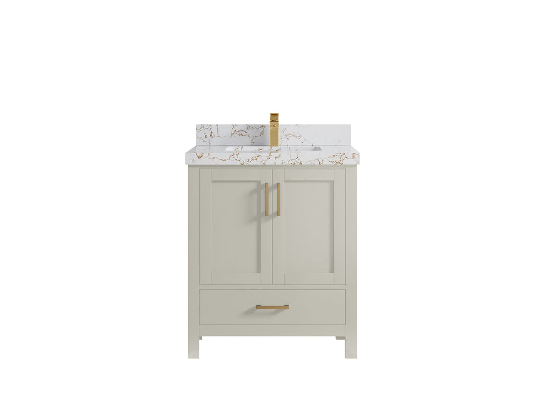 Malibu 30 in. W x 22 in. D Single Sink Bathroom Vanity - Willow Bath and Vanity
