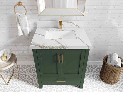 Malibu 30 in. W x 22 in. D Single Sink Bathroom Vanity - Willow Bath and Vanity