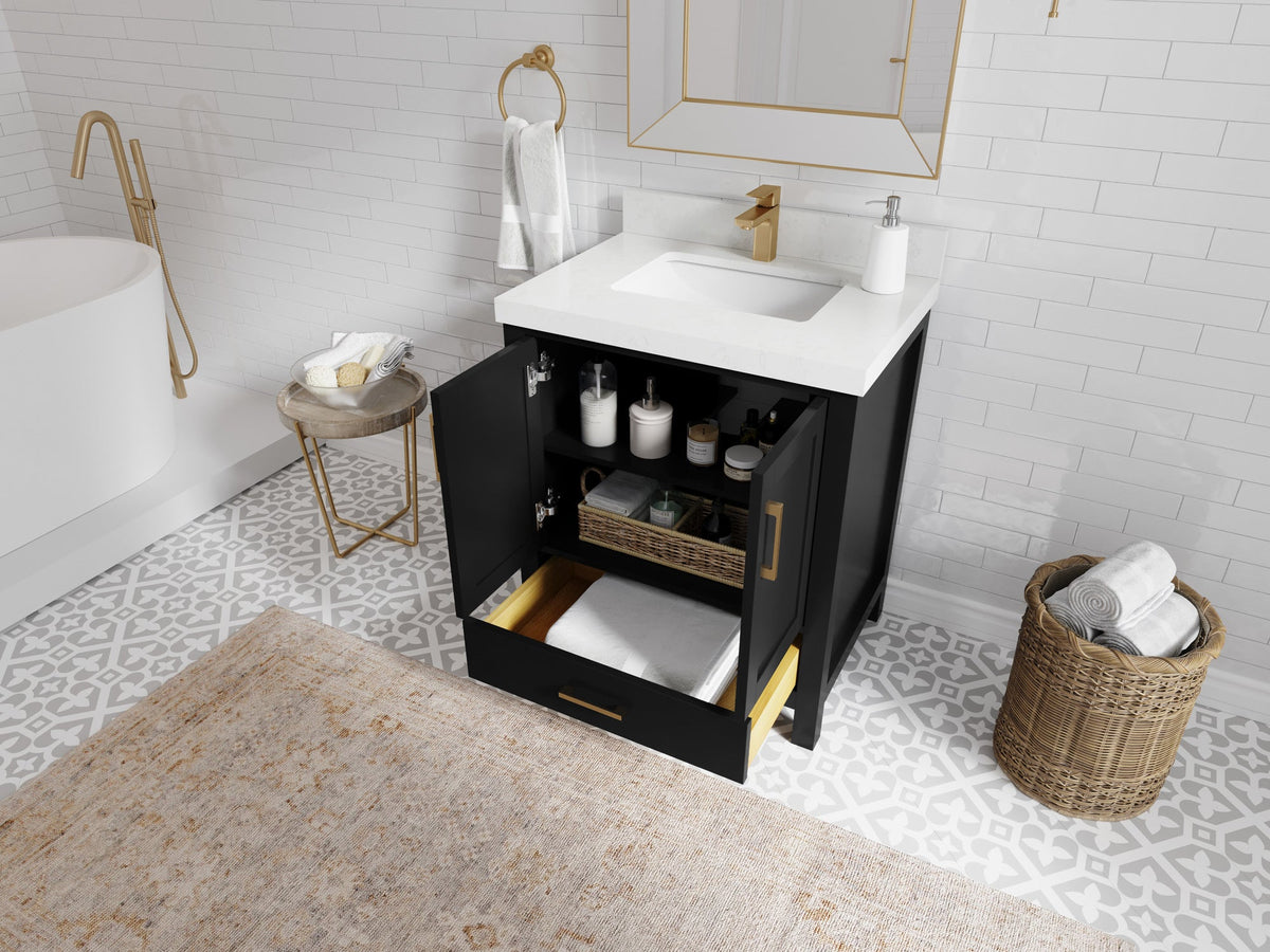 Malibu 30 in. W x 22 in. D Single Sink Bathroom Vanity - Willow Bath and Vanity