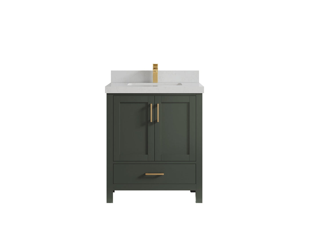 Malibu 30 in. W x 22 in. D Single Sink Bathroom Vanity | 
              
                Pewter Green
                
                  
             - MLB_PGN_FR_CAR_30 - photo №10