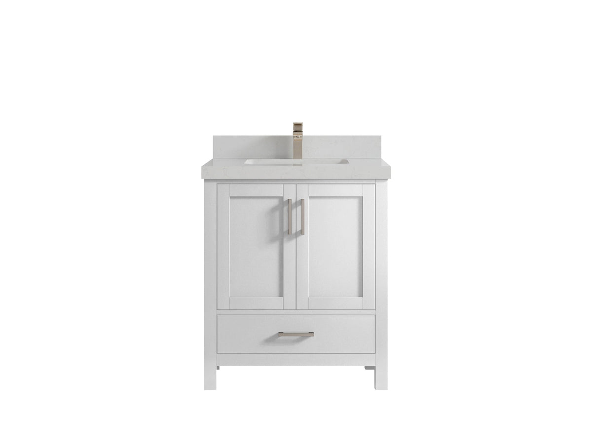 Malibu 30 in. W x 22 in. D Single Sink Bathroom Vanity - Willow Bath and Vanity