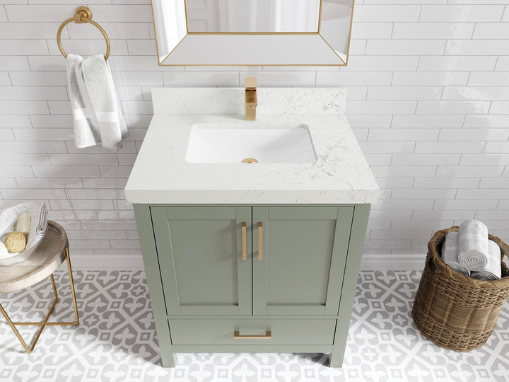 Malibu 30 in. W x 22 in. D Single Sink Bathroom Vanity - photo 25