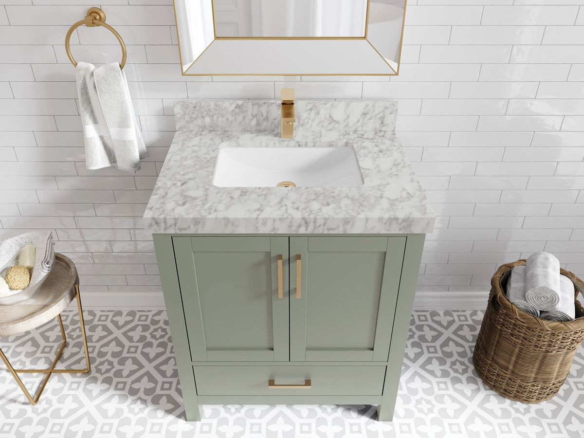 Malibu 30 in. W x 22 in. D Single Sink Bathroom Vanity - Willow Bath and Vanity