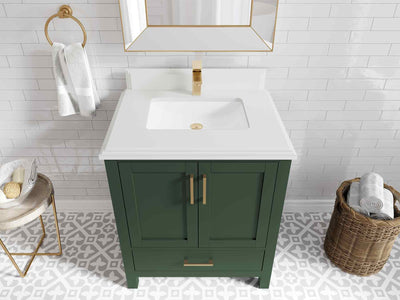 Malibu 30 in. W x 22 in. D Single Sink Bathroom Vanity - Willow Bath and Vanity