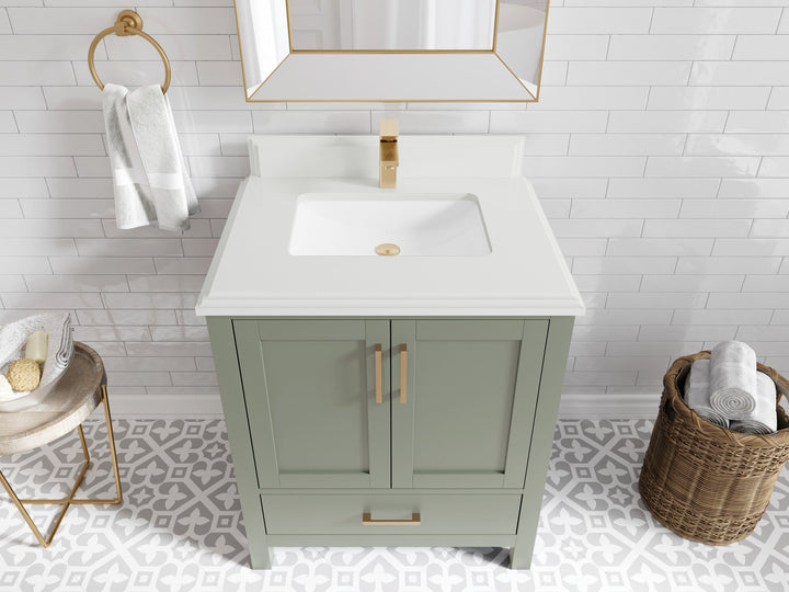 Malibu 30 in. W x 22 in. D Single Sink Bathroom Vanity - photo 24