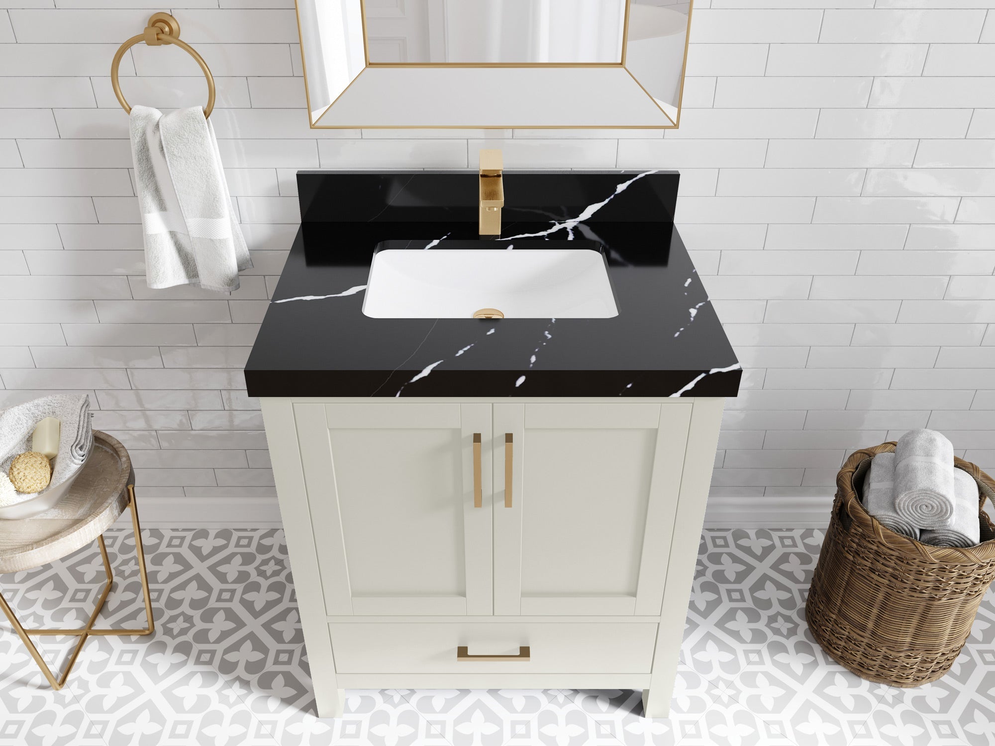 Malibu 30 in. W x 22 in. D Single Sink Bathroom Vanity - Willow Bath and Vanity
