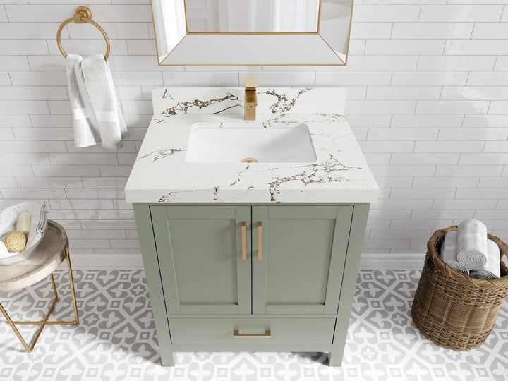 Malibu 30 in. W x 22 in. D Single Sink Bathroom Vanity - photo 28