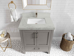 Malibu 30 in. W x 22 in. D Single Sink Bathroom Vanity - photo 18