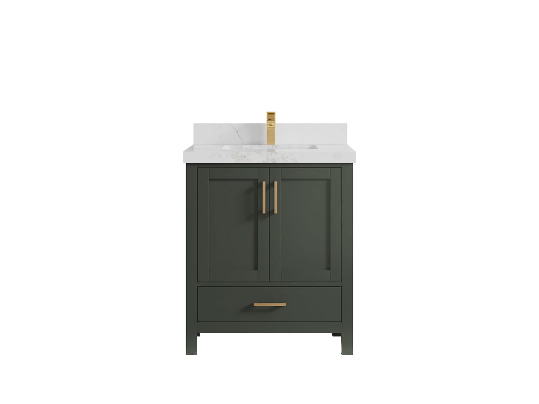 Malibu 30 in. W x 22 in. D Single Sink Bathroom Vanity | 
              
                Pewter Green
                
                  
             - MLB_PGN_FR_CAR_30 - photo №18