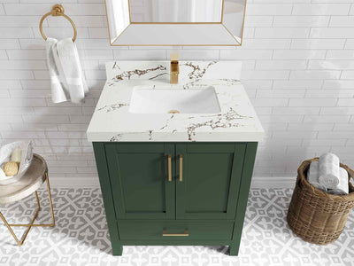 Malibu 30 in. W x 22 in. D Single Sink Bathroom Vanity - Willow Bath and Vanity