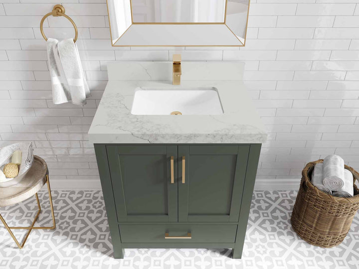 Malibu 30 in. W x 22 in. D Single Sink Bathroom Vanity - photo 17