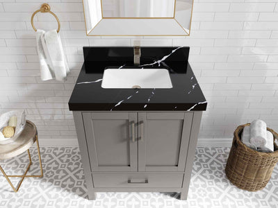 Malibu 30 in. W x 22 in. D Single Sink Bathroom Vanity - Willow Bath and Vanity