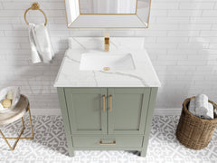 Malibu 30 in. W x 22 in. D Single Sink Bathroom Vanity - photo 22