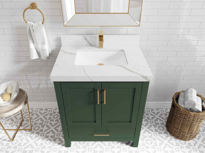 Malibu 30 in. W x 22 in. D Single Sink Bathroom Vanity - Willow Bath and Vanity