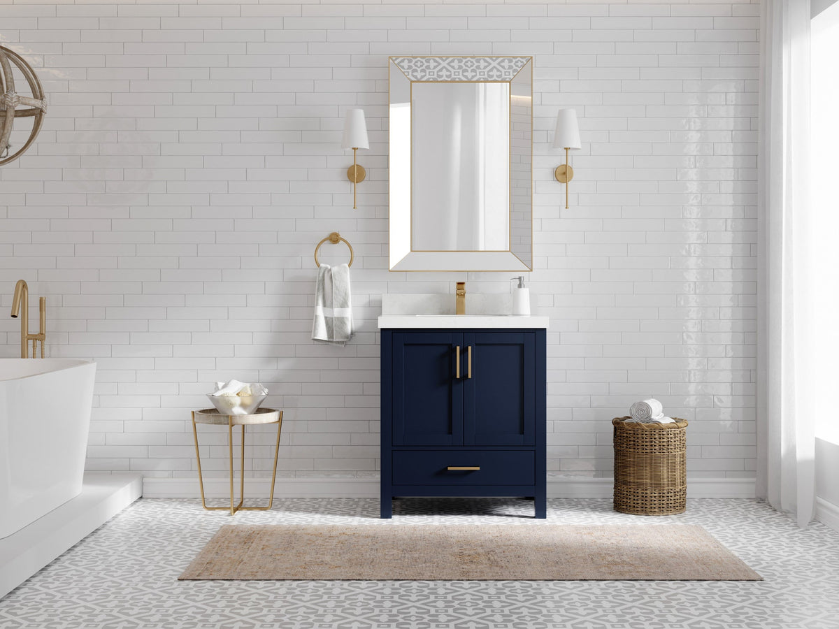Malibu 30 in. W x 22 in. D Single Sink Bathroom Vanity - Willow Bath and Vanity