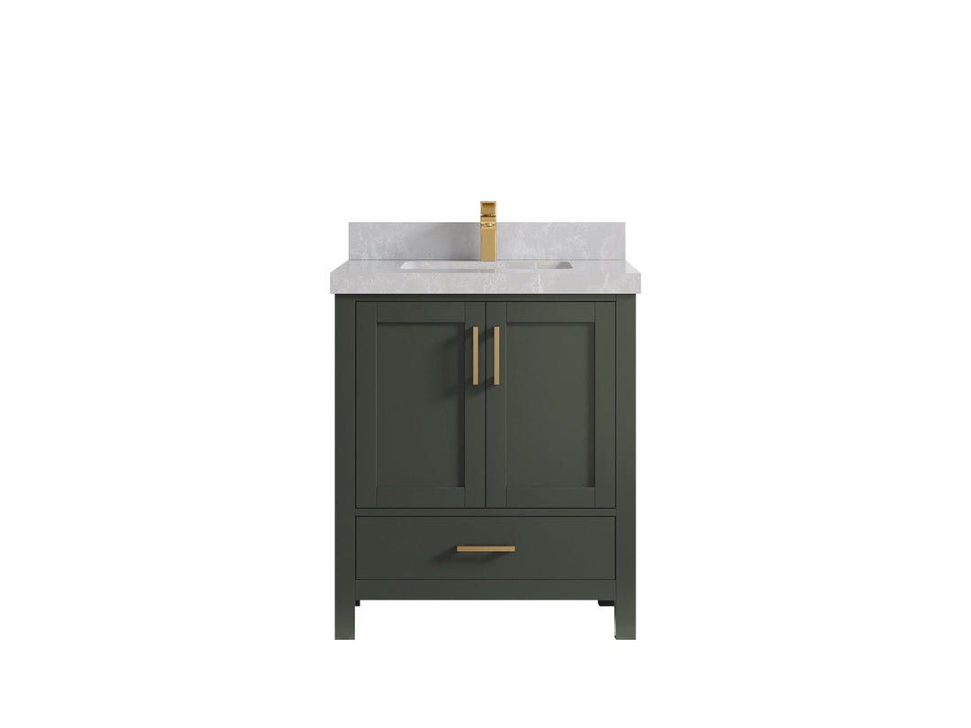 Malibu 30 in. W x 22 in. D Single Sink Bathroom Vanity | 
              
                Pewter Green
                
                  
             - MLB_PGN_FR_CAR_30 - photo №32