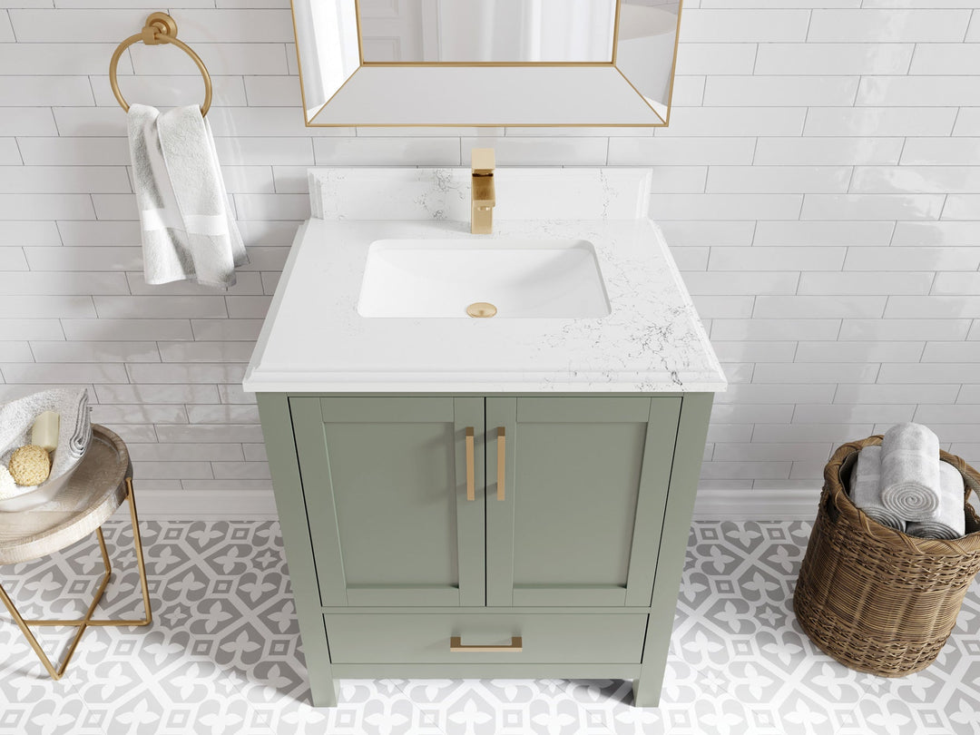 Malibu 30 in. W x 22 in. D Single Sink Bathroom Vanity - Willow Bath and Vanity