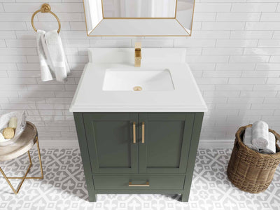 Malibu 30 in. W x 22 in. D Single Sink Bathroom Vanity - Willow Bath and Vanity