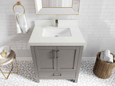 Malibu 30 in. W x 22 in. D Single Sink Bathroom Vanity - Willow Bath and Vanity