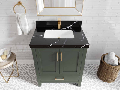 Malibu 30 in. W x 22 in. D Single Sink Bathroom Vanity - Willow Bath and Vanity
