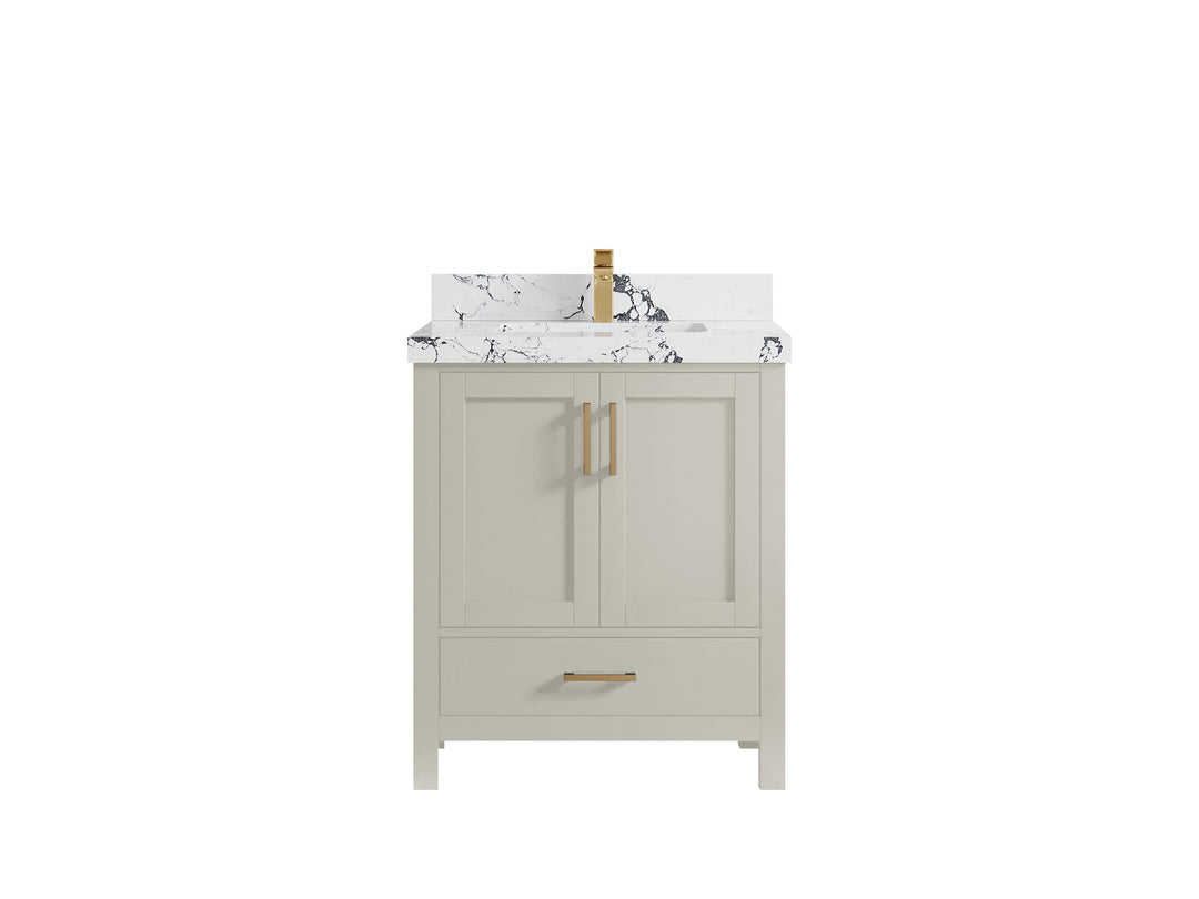 Malibu 30 in. W x 22 in. D Single Sink Bathroom Vanity - Willow Bath and Vanity