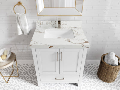 Malibu 30 in. W x 22 in. D Single Sink Bathroom Vanity - Willow Bath and Vanity