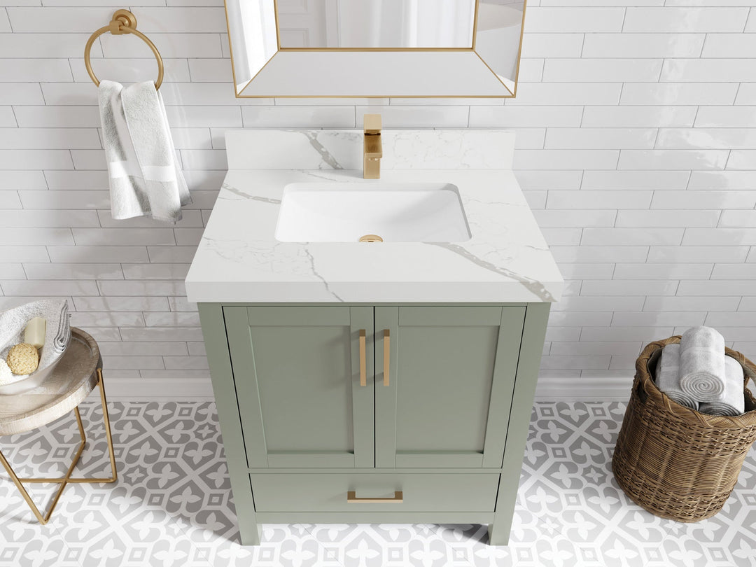 Malibu 30 in. W x 22 in. D Single Sink Bathroom Vanity - Willow Bath and Vanity