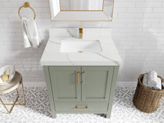 Malibu 30 in. W x 22 in. D Single Sink Bathroom Vanity - photo 17