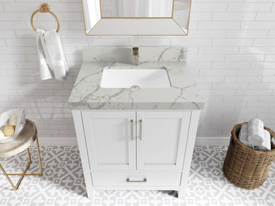 Malibu 30 in. W x 22 in. D Single Sink Bathroom Vanity - Willow Bath and Vanity