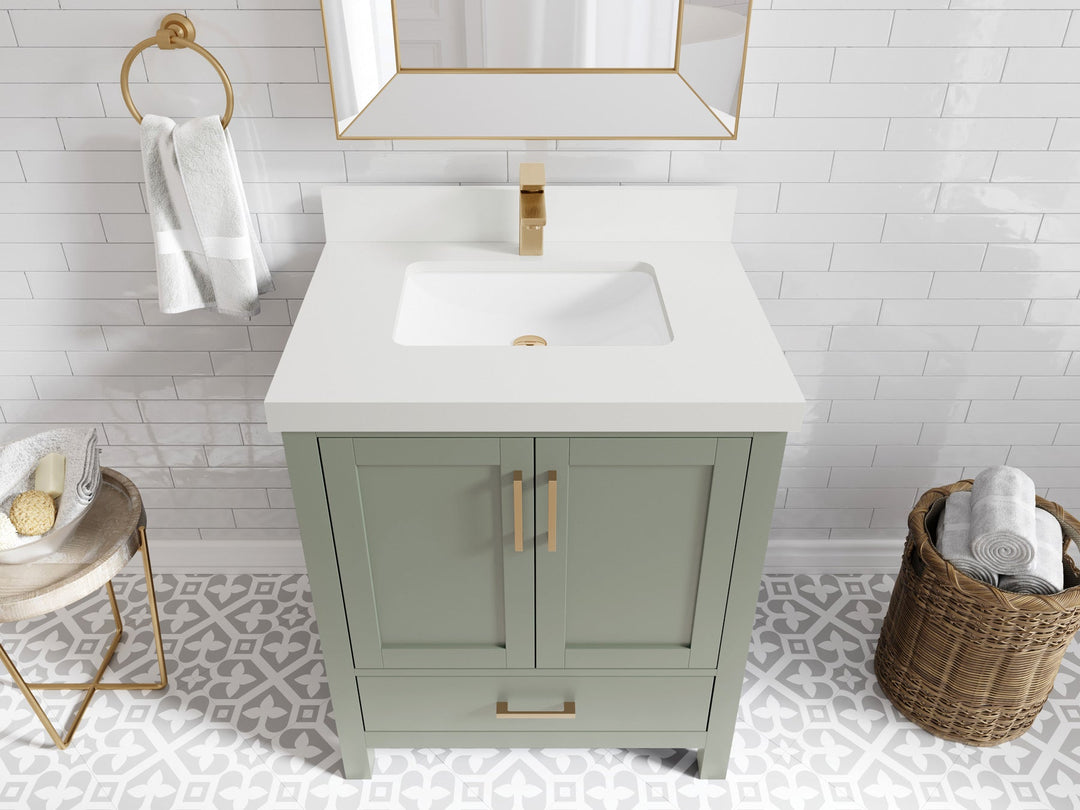 Malibu 30 in. W x 22 in. D Single Sink Bathroom Vanity - Willow Bath and Vanity