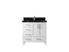 Malibu 36 in. W x 22 in. D with Center Sink Bathroom Vanity - photo 9