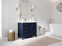 Malibu 36 in. W x 22 in. D with Center Sink Bathroom Vanity - photo 2