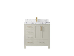 Malibu 36 in. W x 22 in. D with Center Sink Bathroom Vanity - photo 39