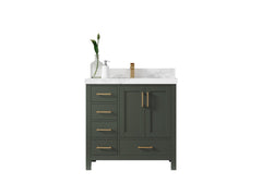 Malibu 36 in. W x 22 in. D with Center Sink Bathroom Vanity - photo 1