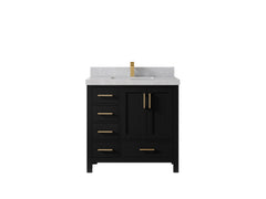 Malibu 36 in. W x 22 in. D with Center Sink Bathroom Vanity - photo 31
