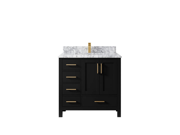 Malibu 36 in. W x 22 in. D Bathroom Vanity Center Sink 2 - photo 45