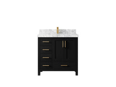 Malibu 36 in. W x 22 in. D with Center Sink Bathroom Vanity - photo 19