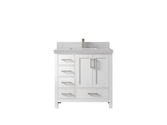 Malibu 36 in. W x 22 in. D with Center Sink Bathroom Vanity - photo 1